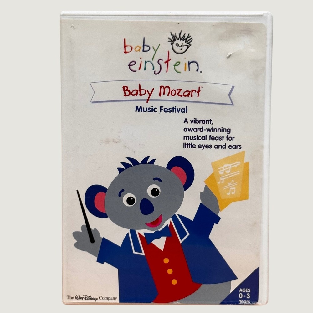 Baby Einstein DVD White Baby Mozart Music Festival Educational Disney